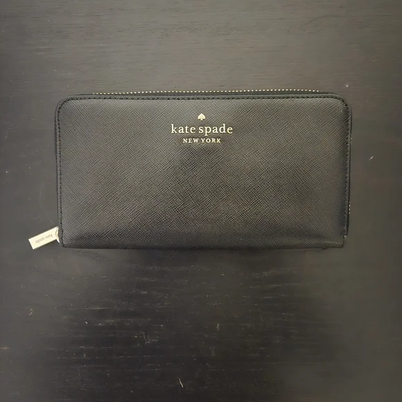 Kate Spade Continental Wallet Black - Picture 1 of 8